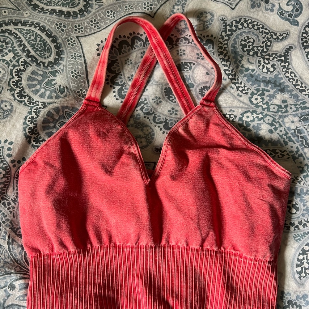 FP Movement by Free People Red Bra Top